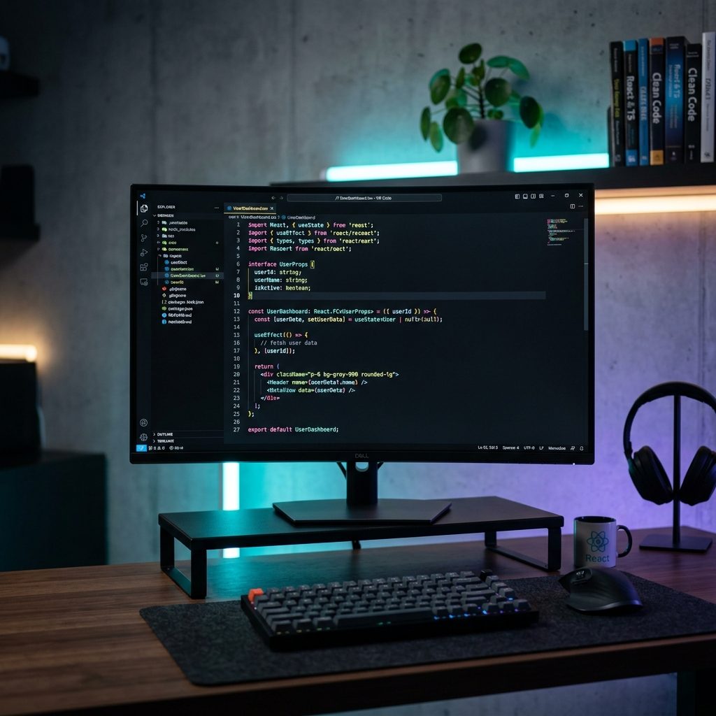 Stanowisko pracy programisty Next.js